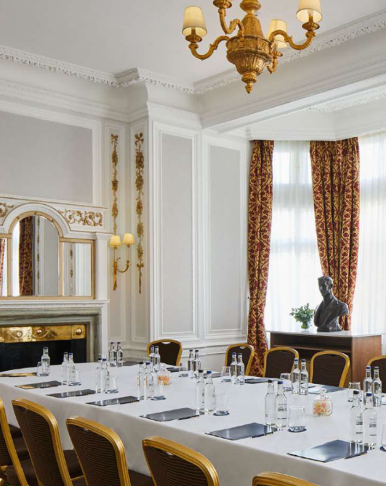 The Rolls Suite meeting room at The Midland Manchester