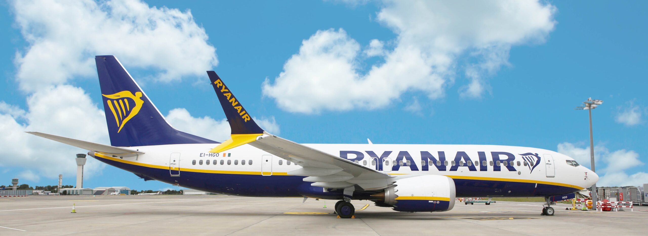 Ryanair aircraft ready for take off